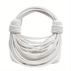 Knotted Handbag Niche Crossbody Bag Stylish Crescent Purse For Women