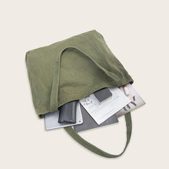Large Canvas Shopping Tote Bag Shoulder Bag