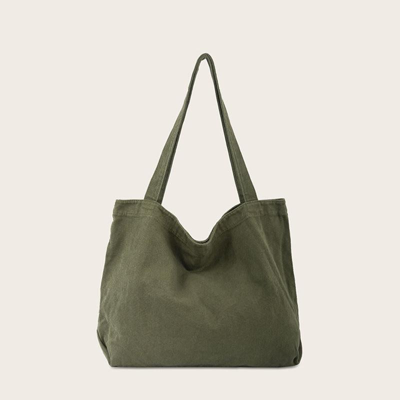 Large Canvas Shopping Tote Bag Shoulder Bag