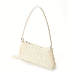 Straw Woven Beach Bag Boho Style Shoulder Purse