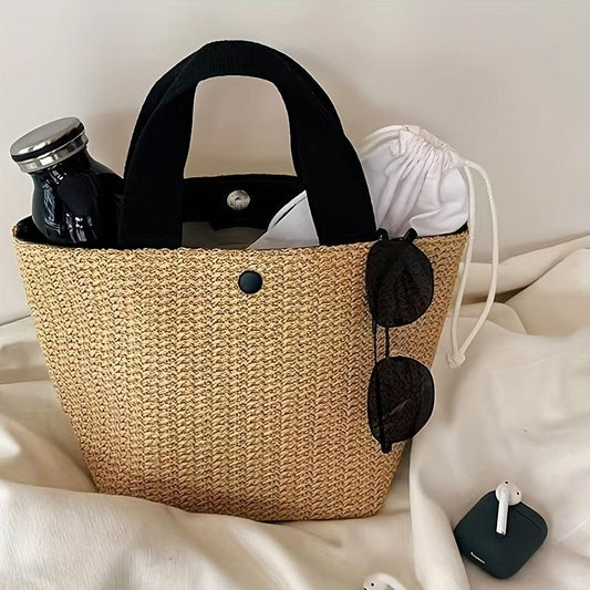 Stylish Beach Satchel Bag Lightweight Handbag For Travel
