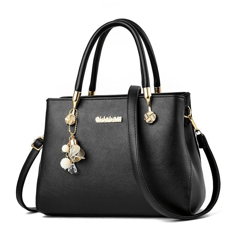 Vintage Satchel Bag PU Leather Shoulder Handbag