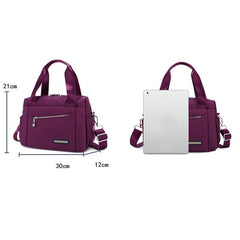 Casual Solid Shoulder Bag Large Capacity Crossbody Bag