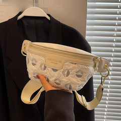 Canvas Sling Bag Women's Casual Shoulder Purse Waist Fanny Pack