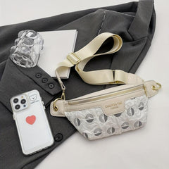Canvas Sling Bag Women's Casual Shoulder Purse Waist Fanny Pack