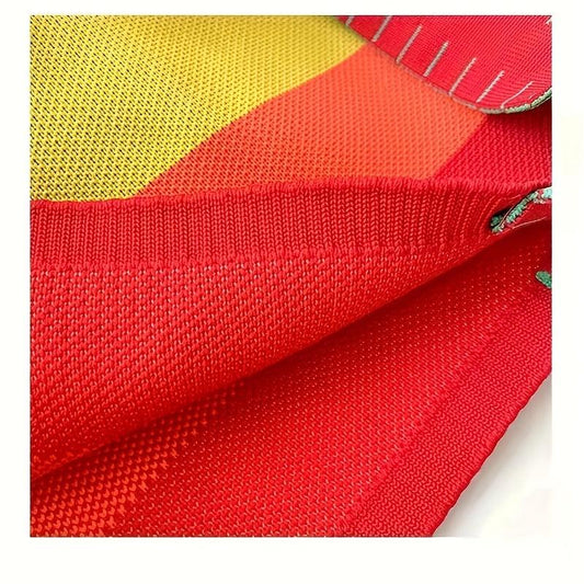 Striped Pattern Shoulder Bag Colorblock Tote Shopping HandBag