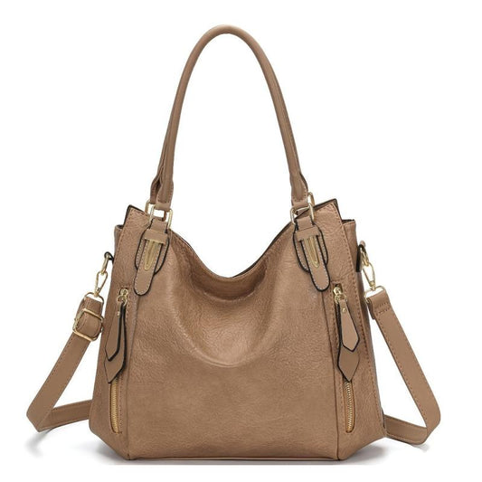 Vintage Large Capacity Hobo Bag Top Handle Satchel Tote
