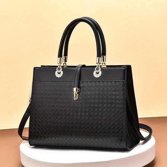 Women's Woven Crossbody Bag for Office Work