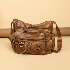 Retro Style Studded Crossbody Bag