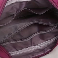 Stylish Waterproof Nylon Crossbody Bag for Middle Aged Women