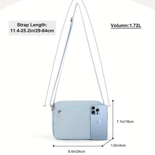 Minimalist Square Crossbody Bag Solid Shoulder Bag All Match