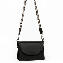 Vegan Crossbody Bag Vintage PU Shoulder Bag Women's Casual Retro Handbag & Purse