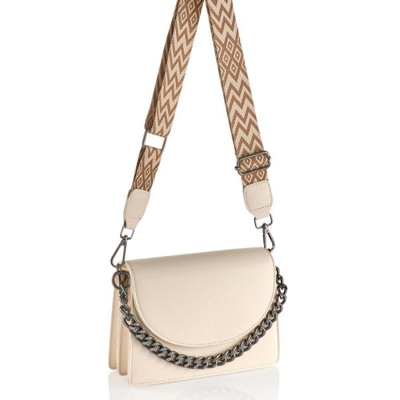 Vegan Crossbody Bag Vintage PU Shoulder Bag Women's Casual Retro Handbag & Purse