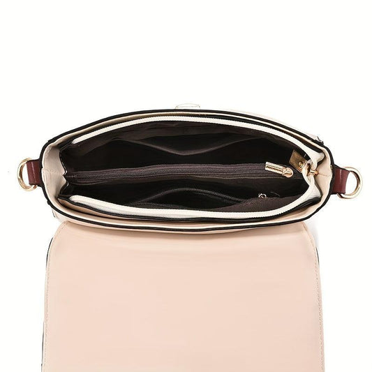 Retro Chain Crossbody Bag Square Purse Flap Handbag For Women