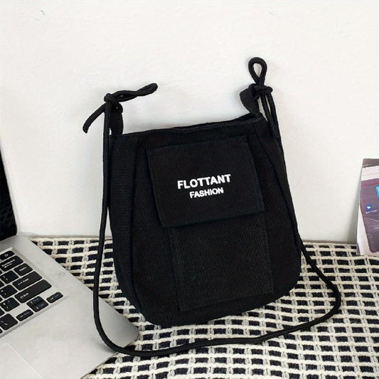 Letter Graphic Crossbody Shoulder Bag for Women