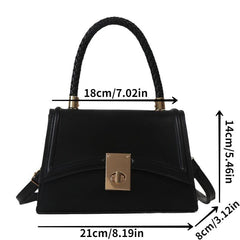 Crossbody Bag PU Shoulder Satchel Bag Women's Casual Handbag