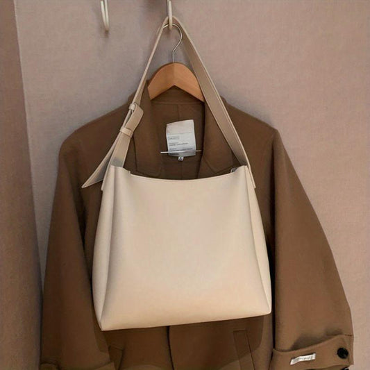 Large Capacity Tote Bag PU Leather Shoulder Bag