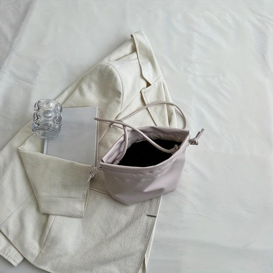 Minimalist Drawstring Bag All Match Crossbody Bag