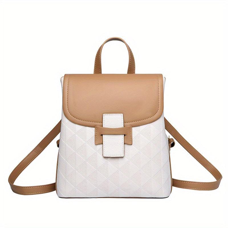 Vintage Flap Backpack Purse Anti Theft Travel Daypack Women's Retro Classic