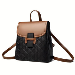 Vintage Flap Backpack Purse Anti Theft Travel Daypack Women's Retro Classic