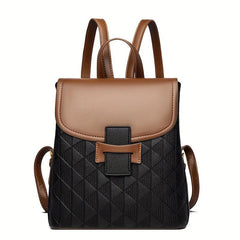 Vintage Flap Backpack Purse Anti Theft Travel Daypack Women's Retro Classic