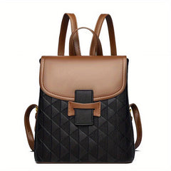 Vintage Flap Backpack Purse Anti Theft Travel Daypack Women's Retro Classic