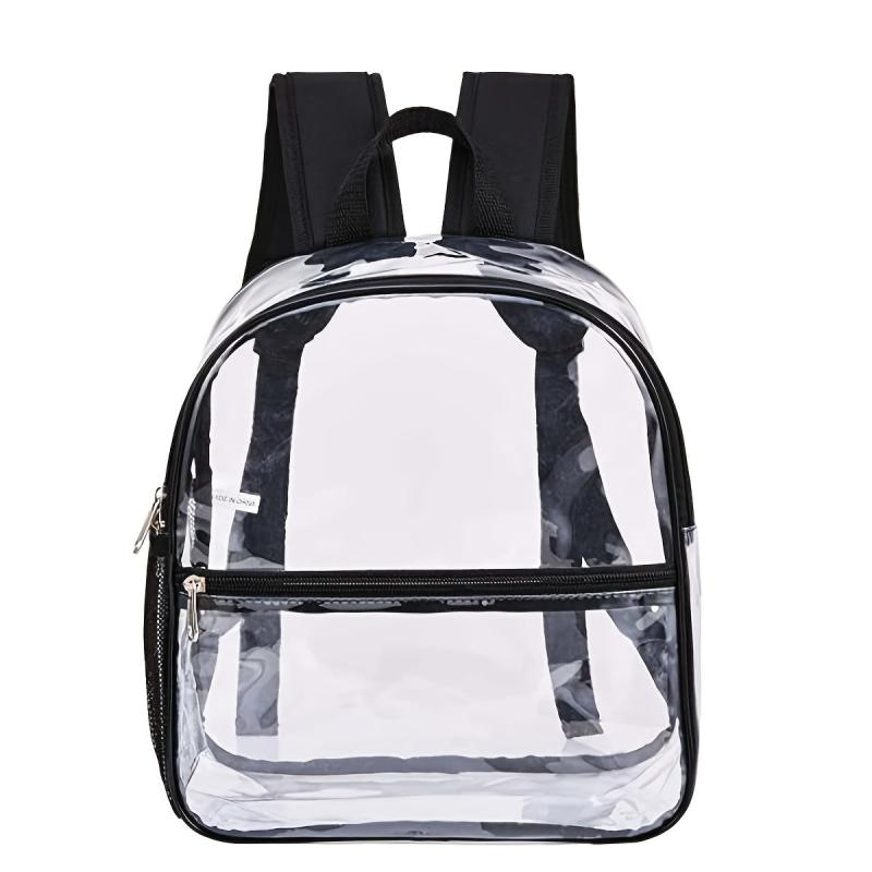Transparent PVC Beach Jelly Backpack Water Proof Clear School Daypack