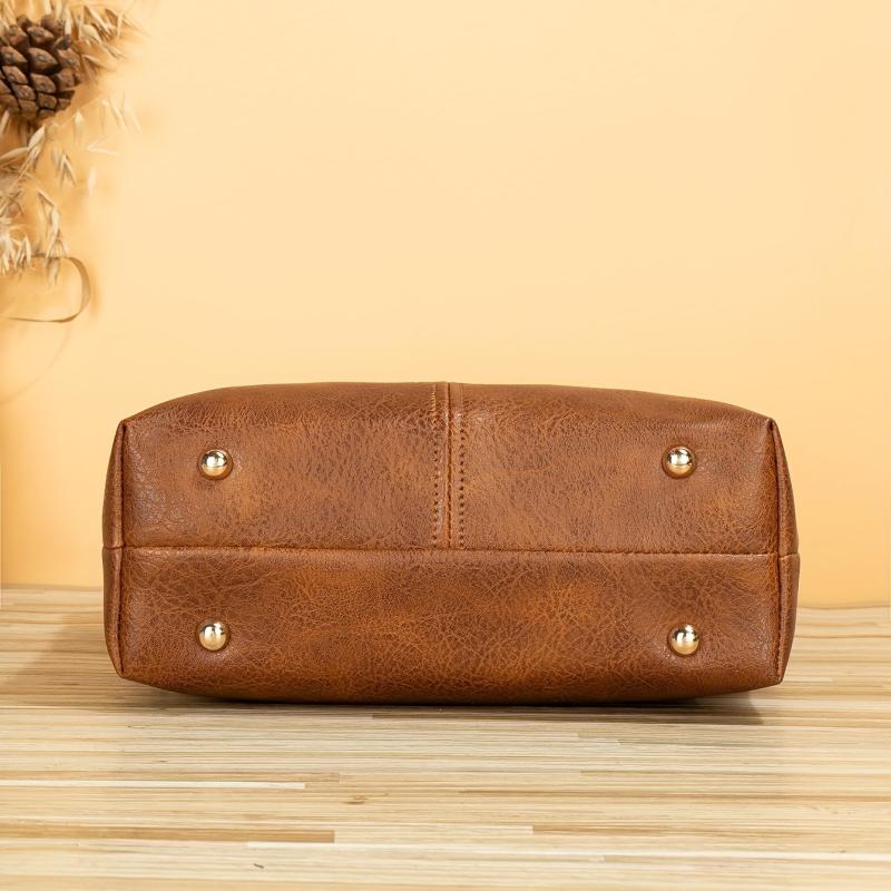Retro Style Bucket Bag Ethnic Strap Crossbody Bag With Guitar Strap