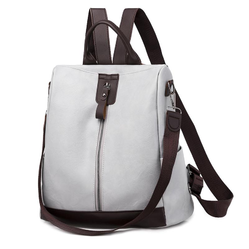 Retro Pattern Backpack with Removable Strap