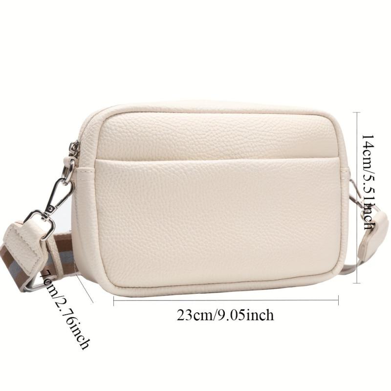 Small Square Bag PU Leather Crossbody Bag Women's Shoulder Bag