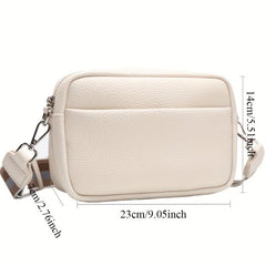 Small Square Bag PU Leather Crossbody Bag Women's Shoulder Bag