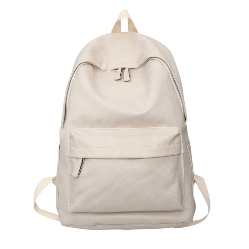 Vintage Street Wear Backpack Large Capacity Travel Rucksack PU Leather
