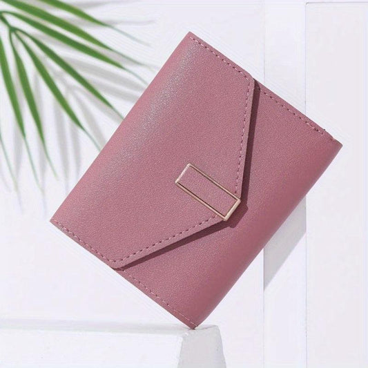 Men's Card Holder Short Wallet Leather Large Capacity Coin Purse