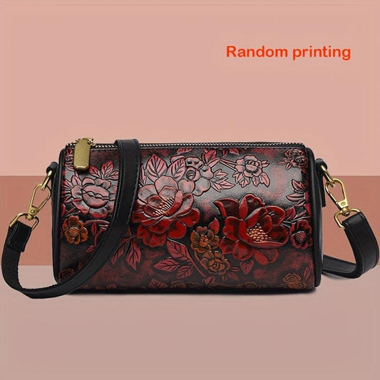 MINI Women's Floral Crossbody Bag Boston Style for Daily Commute & Travel