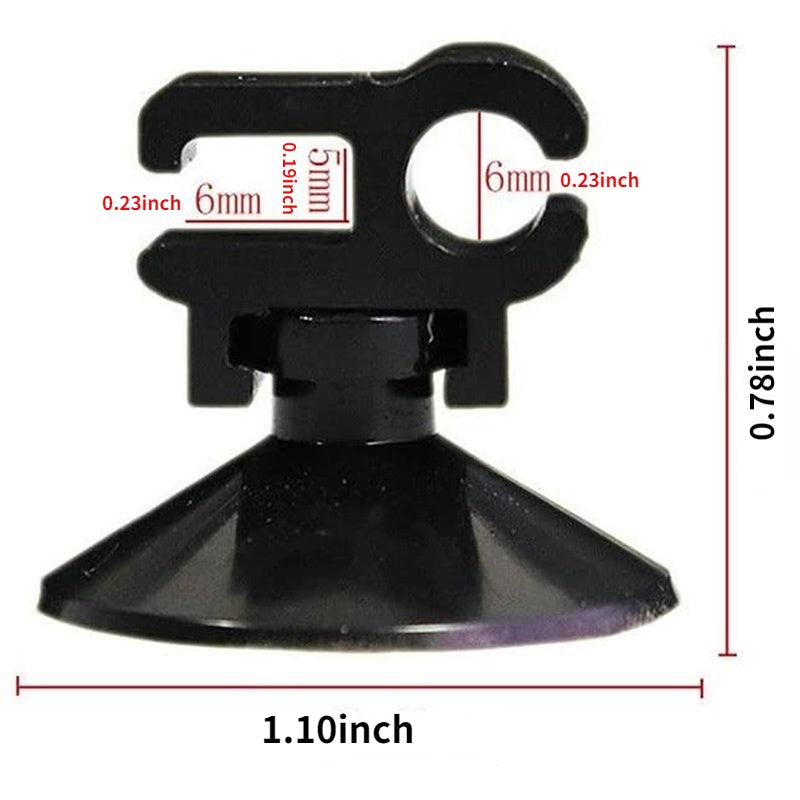 5PCS Aquarium Suction Cup Clip Fish Tank Oxygen Tube Holder