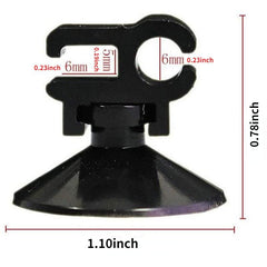 5PCS Aquarium Suction Cup Clip Fish Tank Oxygen Tube Holder
