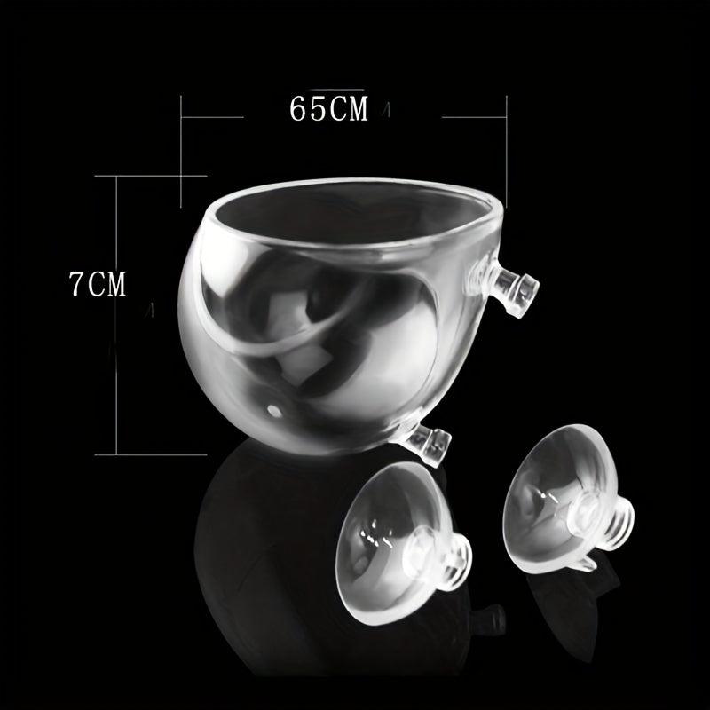 Aquarium Plant Cup Glass Holder with Suction Cups