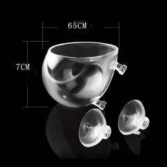 Aquarium Plant Cup Glass Holder with Suction Cups