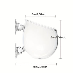 Aquarium Plant Cup Glass Holder with Suction Cups