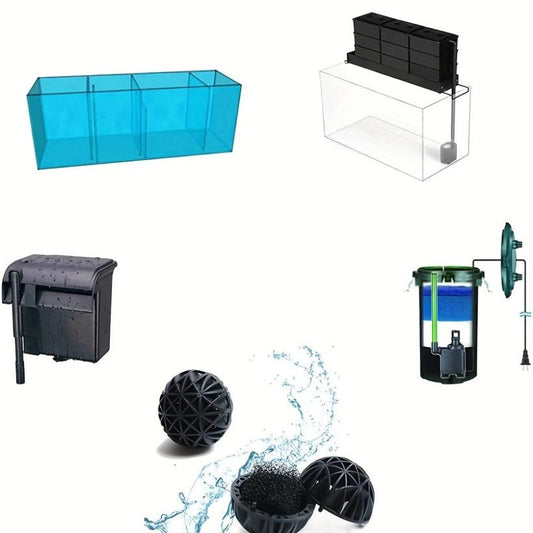 20pcs Aquarium Bio Balls Filter Media with Media Bags