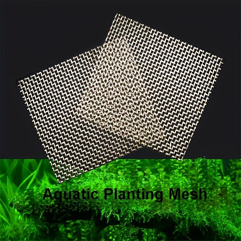 5pcs Water Grass Mesh Stainless Steel for Aquarium Fish Tank