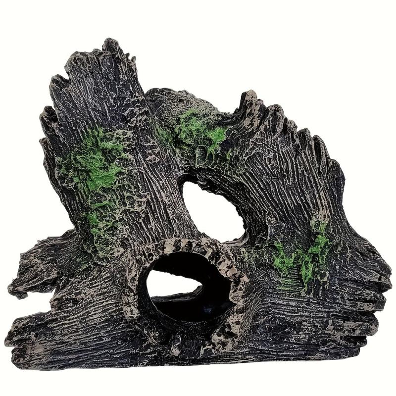 Aquatic Retreat Tree Stump Aquarium Decoration Sunken Wood Fish Hideaway