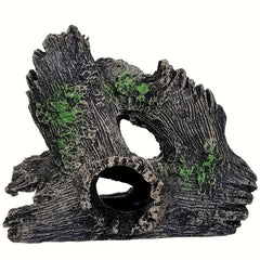 Aquatic Retreat Tree Stump Aquarium Decoration Sunken Wood Fish Hideaway