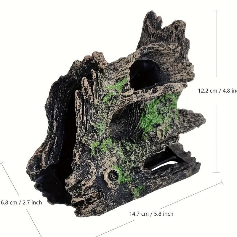 Aquatic Retreat Tree Stump Aquarium Decoration Sunken Wood Fish Hideaway