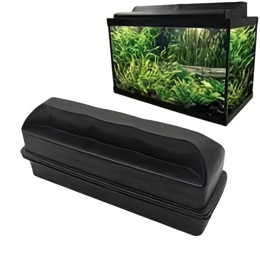 Double Sided Aquarium Scraper Strong Cleaner Brush