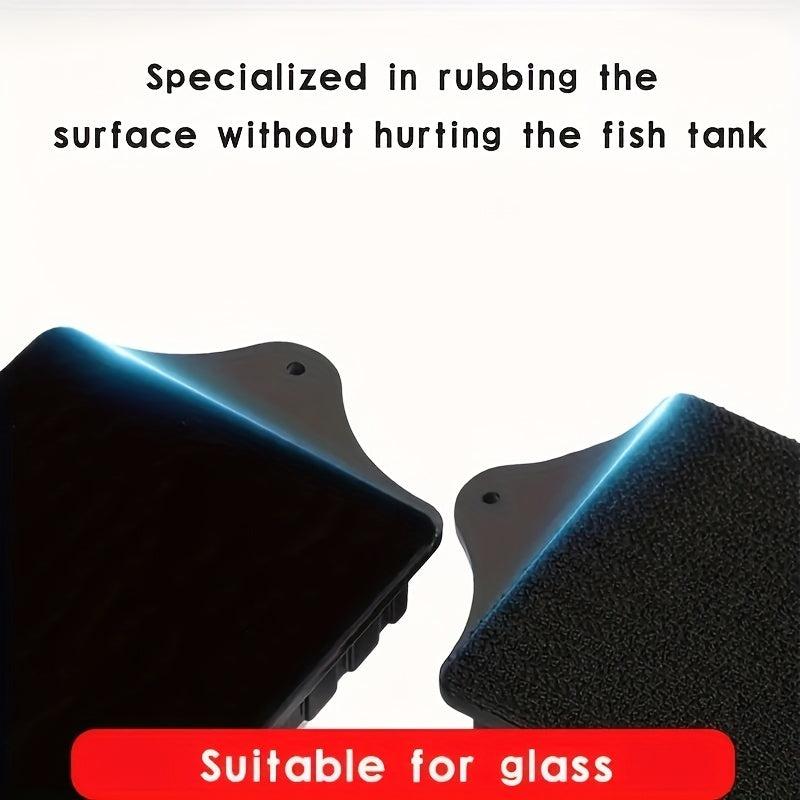 Double Sided Aquarium Scraper Strong Cleaner Brush