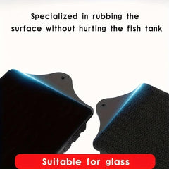 Double Sided Aquarium Scraper Strong Cleaner Brush