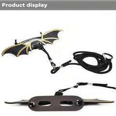 Adjustable Lizard Harness Leash for Reptiles Bearded Dragon Wings Halloween