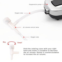 Aquarium Air Pump Accessories Straight Tee & 4mm Oxygen Pipe Special Valve