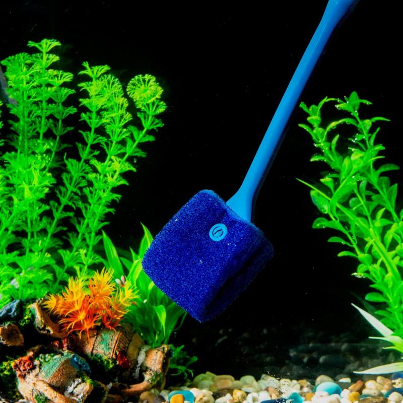 Aquarium Double Sided Fish Sponge Cleaner